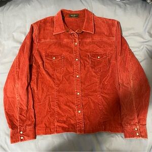 Women’s Eddie Bauer Rust-Red Corduroy Jacket